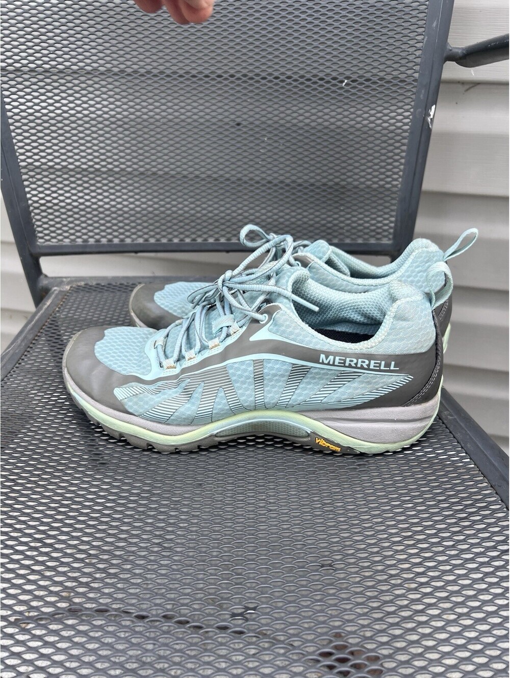 Merrell Women’s Hiking/Trail Shoes Blue/Gray Vibram Sole US 9.5 M J96386